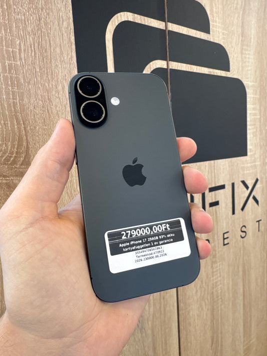 Apple iPhone 17 256GB 93% akku kártyafüggetlen 1 év garancia