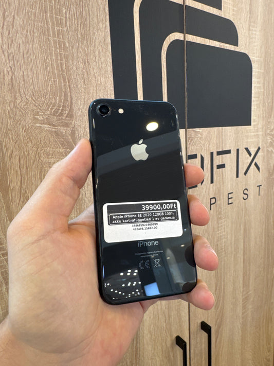 Apple iPhone SE 2020 128GB 100% akku kártyafüggetlen 1 év garancia