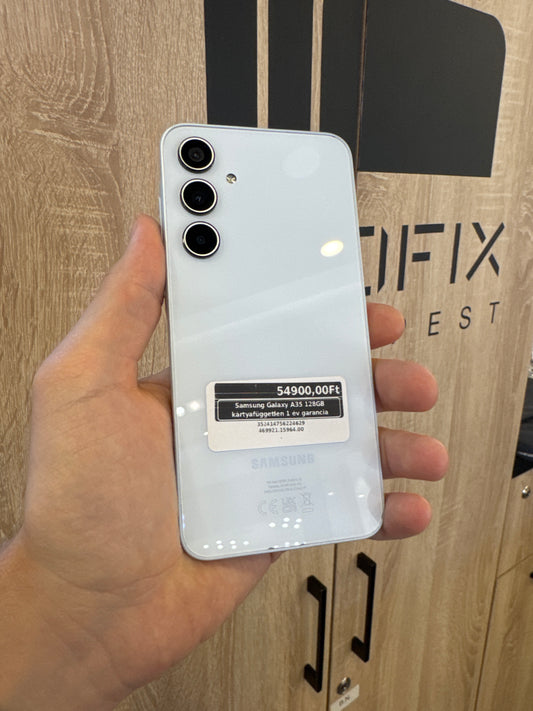 Samsung Galaxy A35 128GB kártyafüggetlen 1 év garancia
