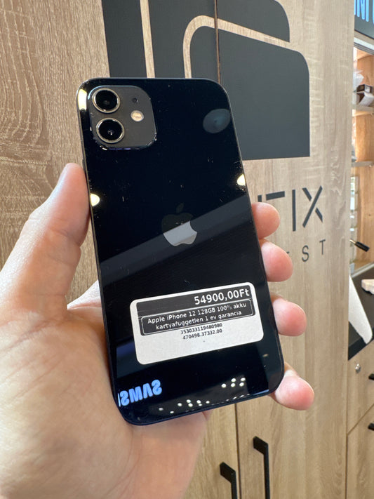 Apple Iphone 12 Kártyafüggetlen 128GB 1 Év Garancia