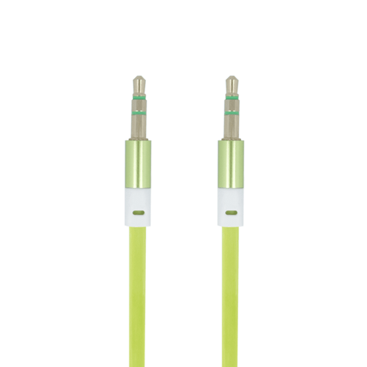 Forever audio cable jack 3,5mm - jack 3,5mm 1,0 m green - LCDEAL