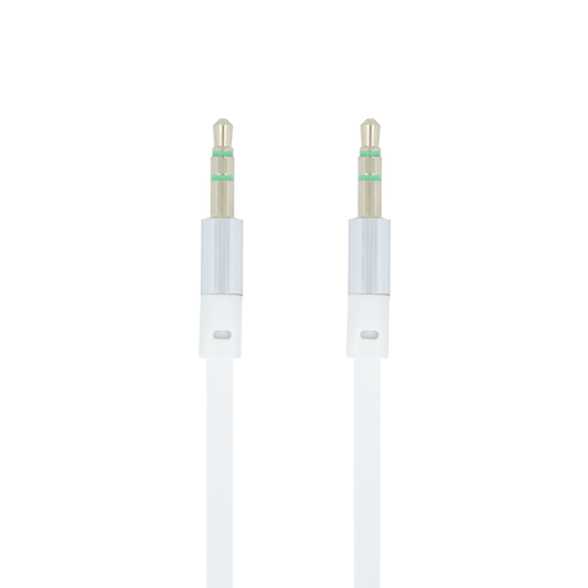 Forever audio cable jack 3,5mm - jack 3,5mm 1,0 m white - LCDEAL