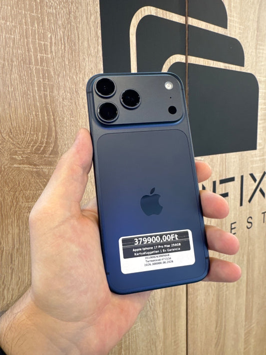 Apple Iphone 17 Pro Max 256GB Kártyafüggetlen 1 Év Garancia