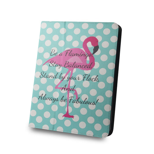 Universal case Flamingo and dots for tablet 9 - 10" - LCDEAL