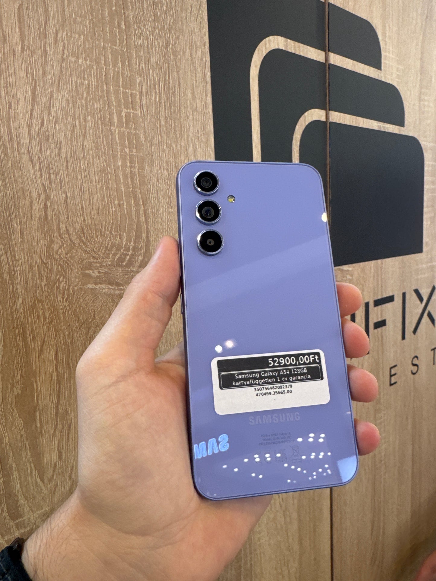 Samsung Galaxy A54 128GB kártyafüggetlen 1 év garancia