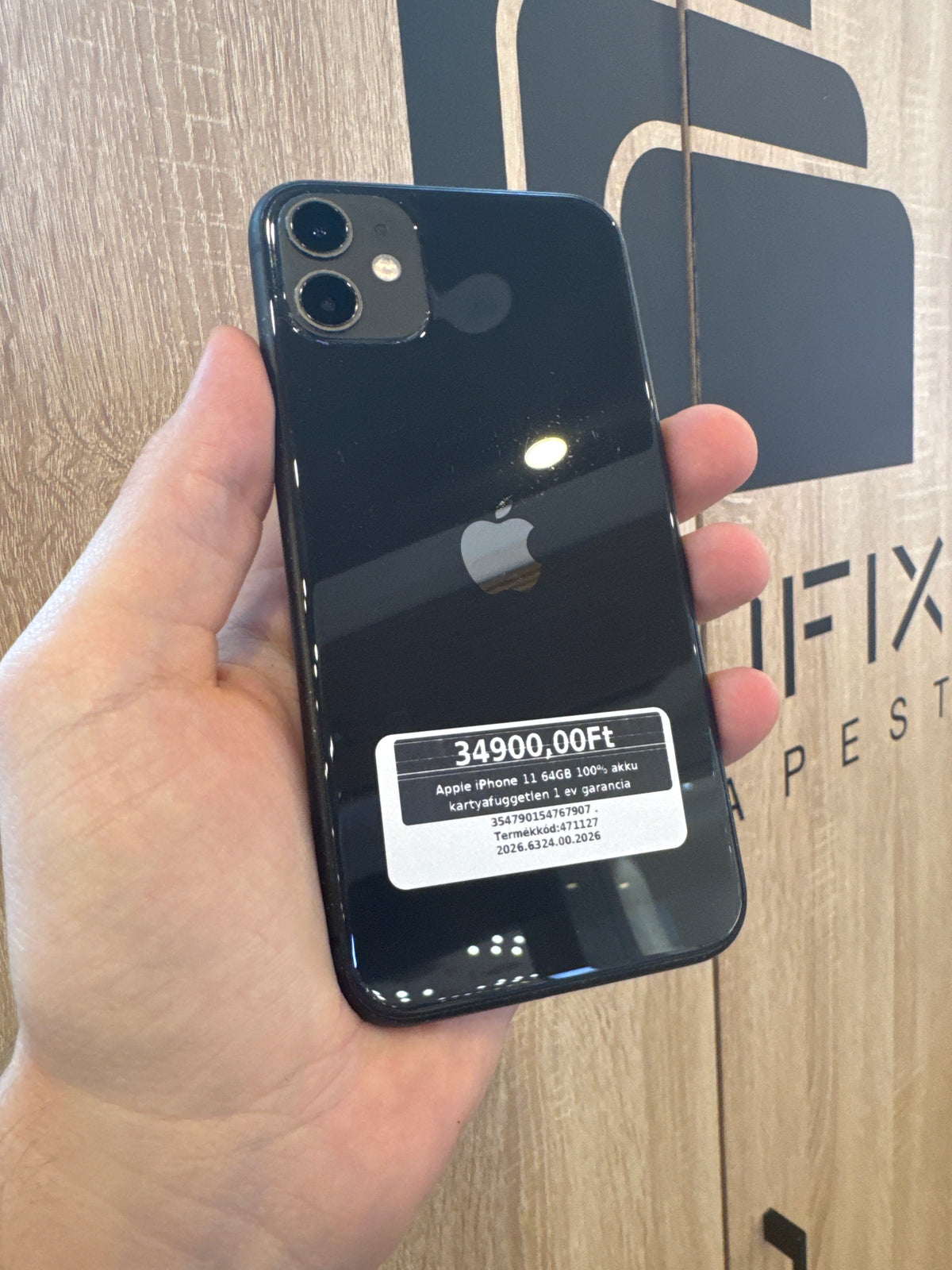 Apple iPhone 11 64GB 100% akku kártyafüggetlen 1 év garancia