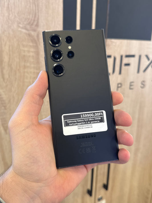 Samsung Galaxy S23 Ultra 256GB kártyafüggetlen 1 év garancia