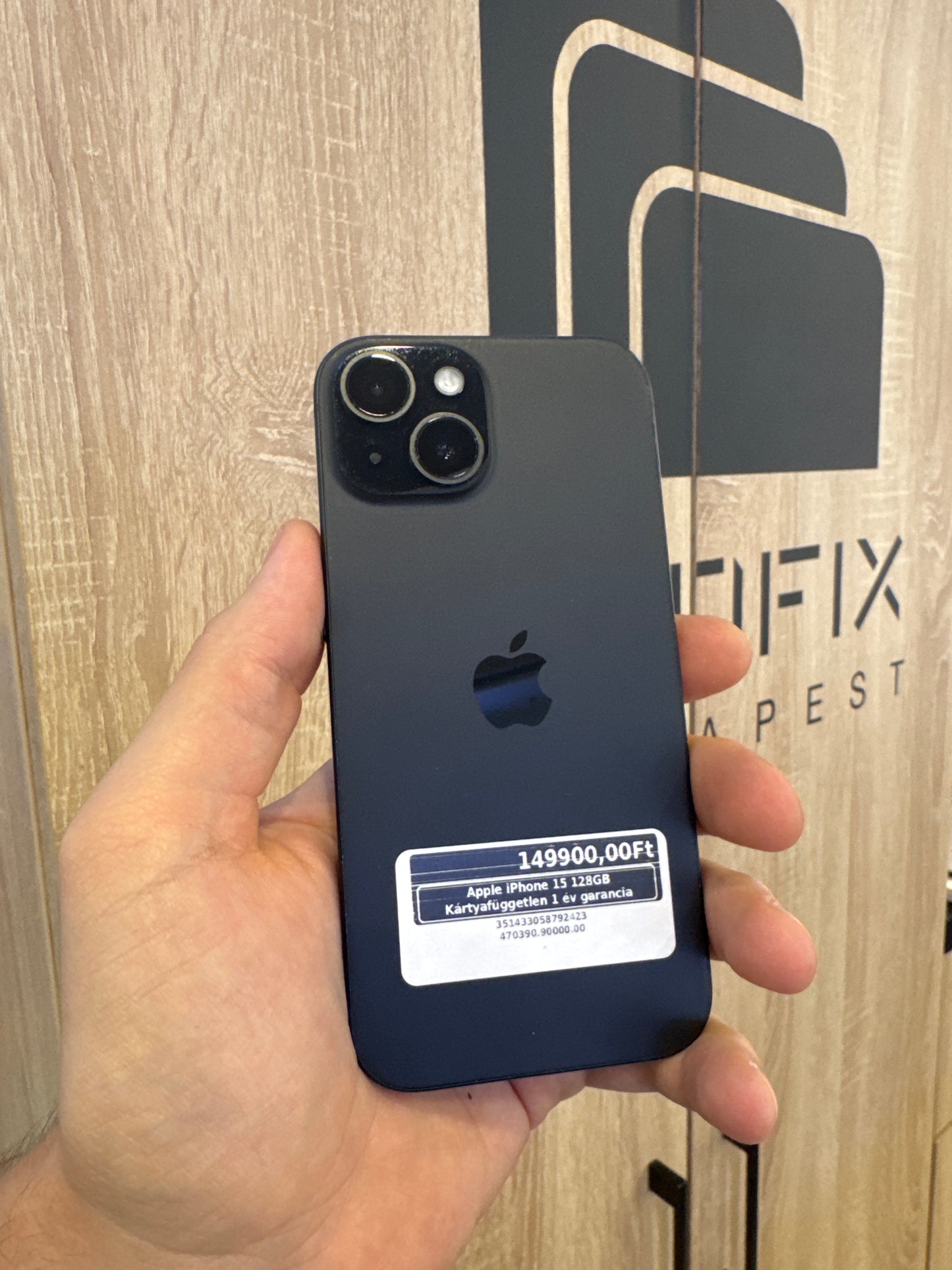 Apple iPhone 15 128GB Kártyafüggetlen 1 év garancia
