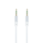 Forever audio cable jack 3,5mm - jack 3,5mm 1,0 m white - LCDEAL