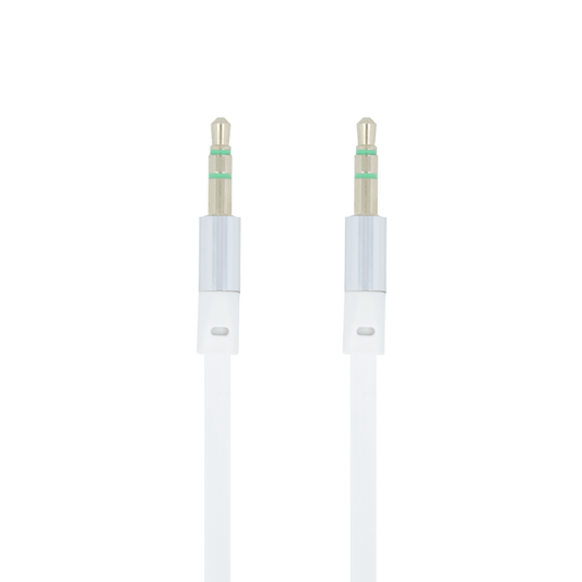 Forever audio cable jack 3,5mm - jack 3,5mm 1,0 m white - LCDEAL