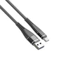Forever Shark cable USB - microUSB 1,0 m 2A black - LCDEAL