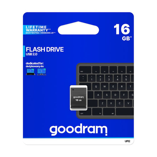 Goodram pendrive 16GB USB 2.0 UPI2 black - LCDEAL
