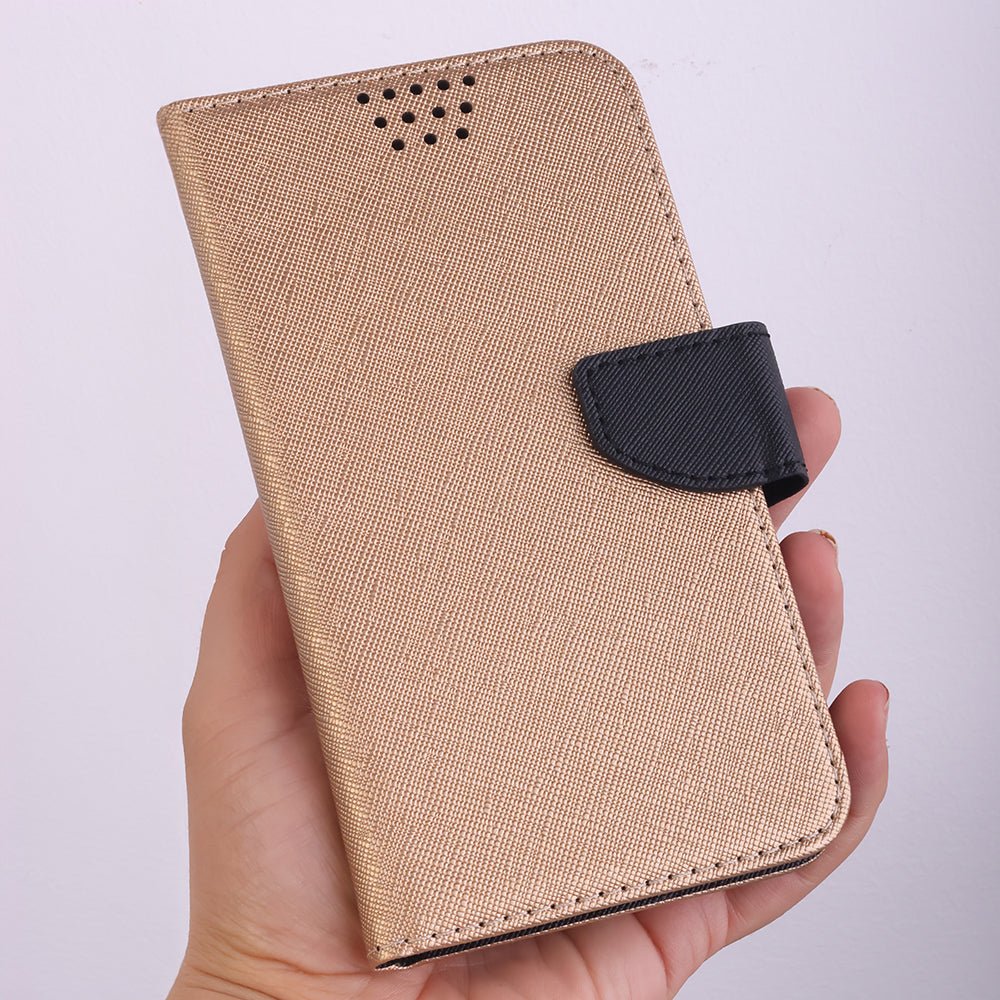 Smart Universal Fancy case 4,7 - 5,3" gold/black - LCDEAL