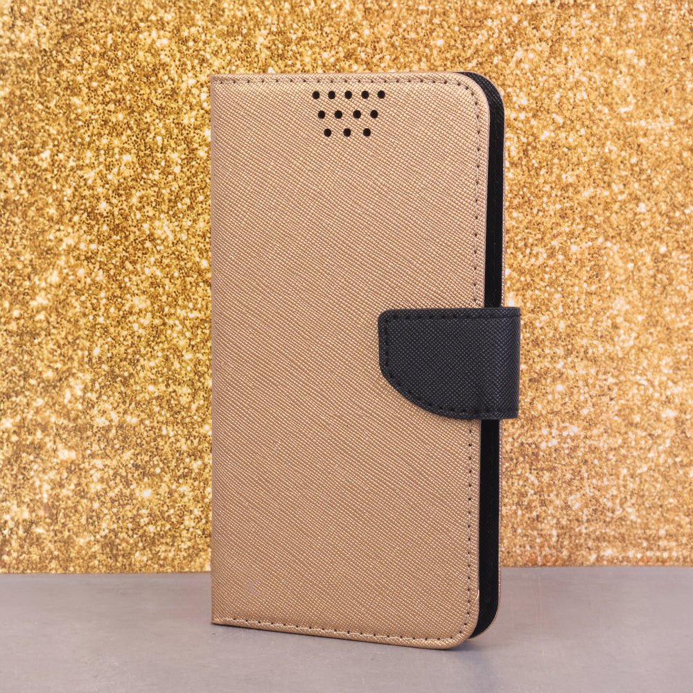 Smart Universal Fancy case 4,7 - 5,3" gold/black - LCDEAL